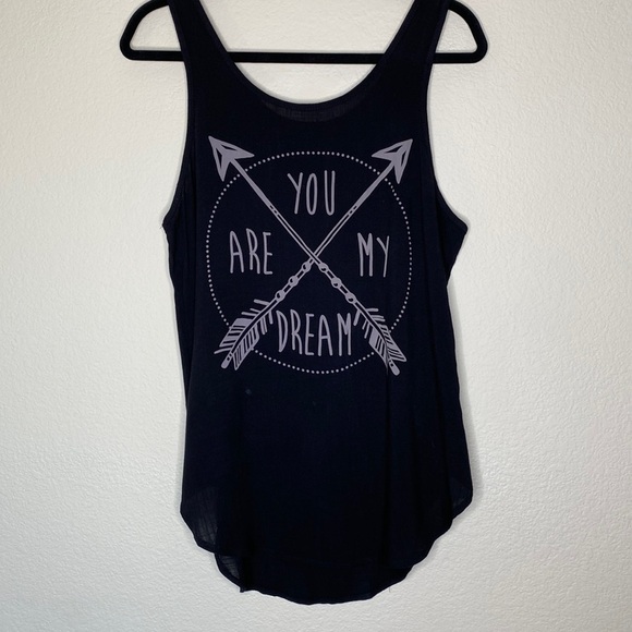 Final Touch boutique black rayon tank small - Picture 1 of 3